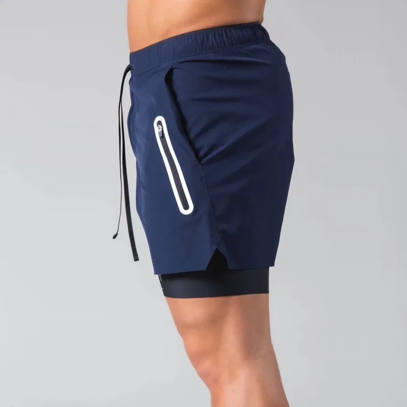 AeroDry™ Double Layer Training Shorts – Men’s Performance Sportswear