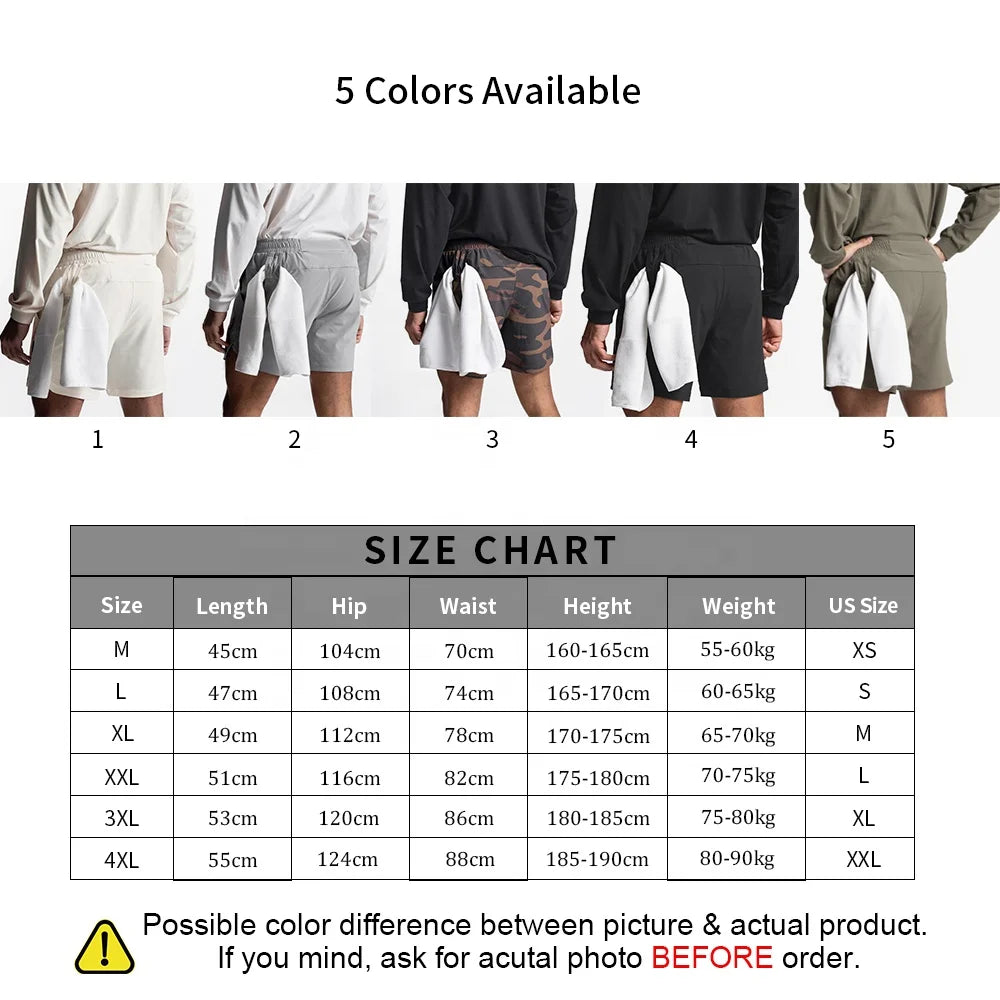 Men’s Athletic Shorts – Polyester Quick-Dry Sportswear for Running, Bodybuilding & Gym Workouts