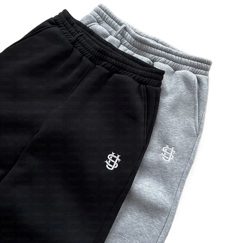 Y2K Wide-Leg Jogger Sweatpants for Men – Trendy Loose Pants
