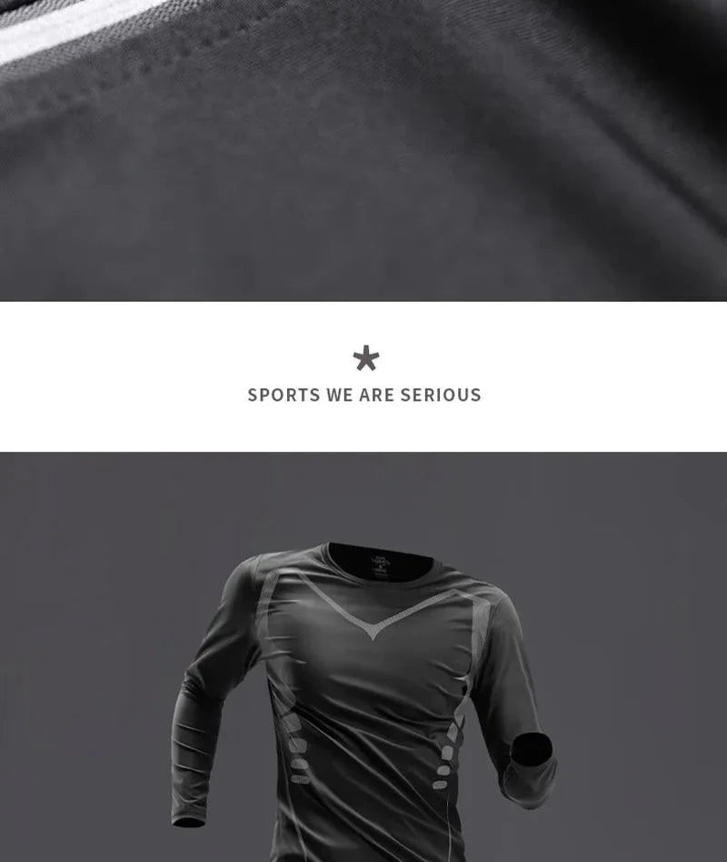 All-Season Men’s Sportswear Set – 5-Piece Tracksuit for Running, Cycling, Fitness, Hiking, Gym, Jogging & Boxing