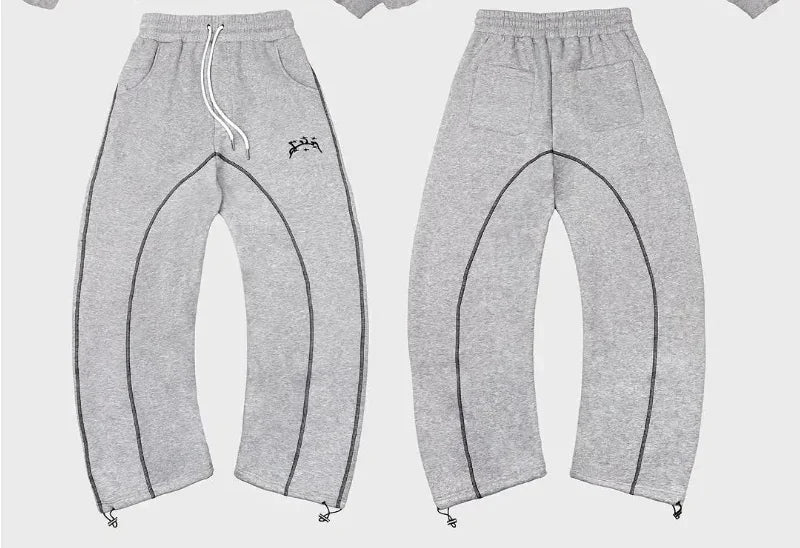 Men’s Y2K Street Style Outfit – Hip Hop Retro Sportswear Set