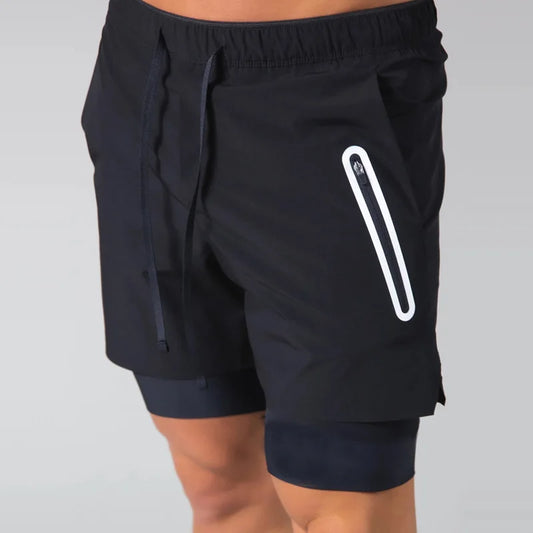 AeroDry™ Double Layer Training Shorts – Men’s Performance Sportswear